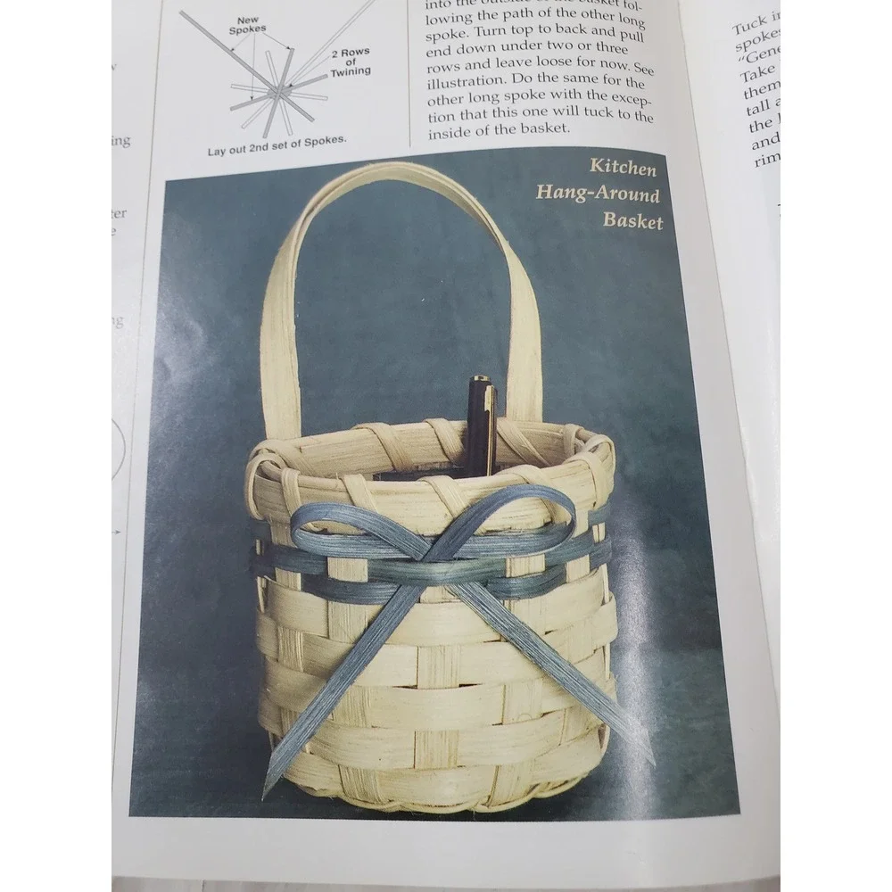 Basket Weaving Room By Room Kitchens & Bathrooms Kathie Ballard 1994 Pattern Bk